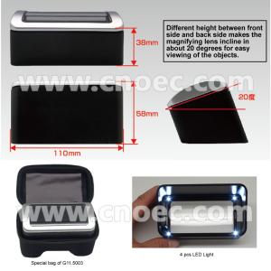 LED 5X Mini Magnifier Handheld Microscope Zoom MagnifierG11.5003