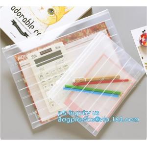 biodegradable pvc plastic slider zipper bag, packaging supplies vinyl slider