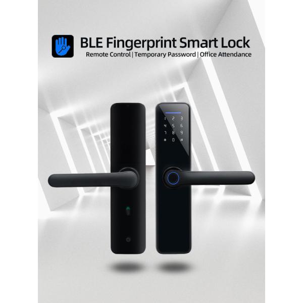 Bluetooth 5.0 Smart Door Lock Wireless Security Access Control With Name Password Key