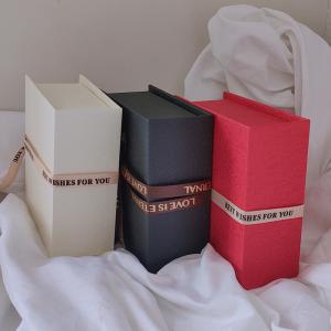 Cardboard Jewerly Packaging Box With Ribbon Custom