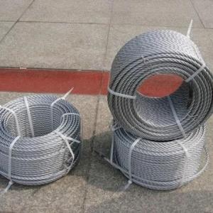 Non-Alloy Stainless Steel Wire Rope for Metallurgy/Bundling/Hoisting 8X19s Iwrc