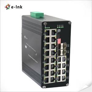 Quality Industrial L2+ 24-Port 10/100/1000T 802.3at PoE + 4-Port 1000X SFP Managed Ethernet Switch for sale