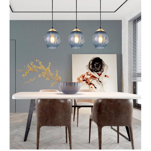LED Pendant Lights Glass Living Room Light Fixture Dining Room Kitchen Hanging Lamp(WH-GP-66)