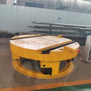 Cross Tracks Turntable 20T Industrial Rail Cart For Parallel