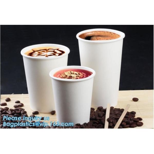 White paper cup Custom printed disposable hot soup bowls, kraft paper soup cup
