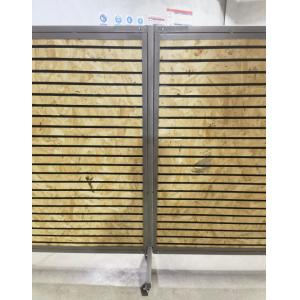 High Durability And Stability Wood Wall Display Rack Metal Frame