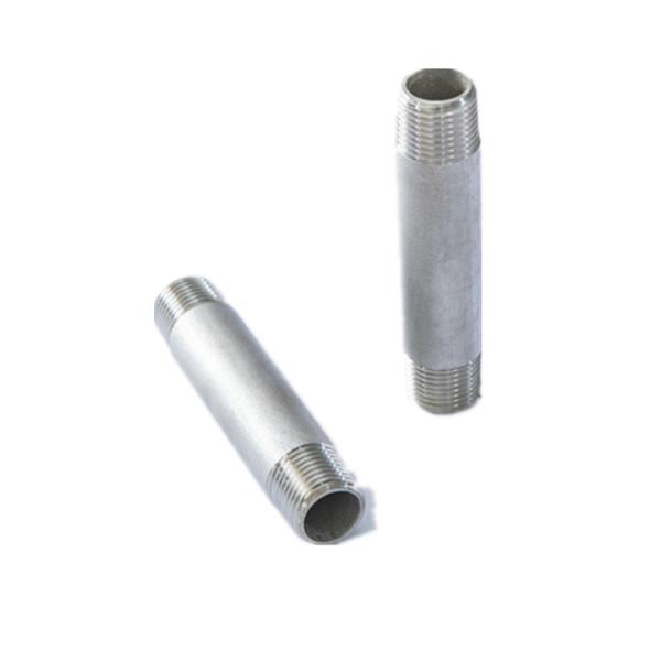 Threaded Seamless Pipe Fittings Nipple Stainless Steel Multi Specification ASTM A403