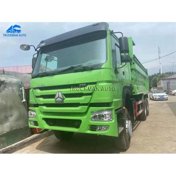 Buy 375HP 40T Used HOWO Dump Truck With New 12.00R20 Tire at wholesale prices