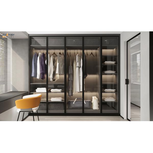 Custom Luxury Modern Bedroom Furniture for Walk In Closet Storage and Organization