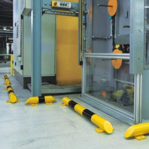 Black Bull Collision Protection Bars - 86 x 1200mm - Yellow and Black From China