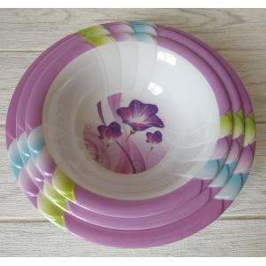 China OEM ODM Round Melamine Soup Plate with Customized Logo Acceptable on sale