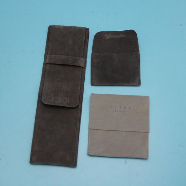 Small Exquisite Travel Jewelry Pouch , Envelope Velvet Jewellery Bag With Flap