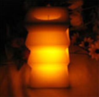 Buy 100% paraffin LED unscented craft pillar candle with printed box at wholesale prices