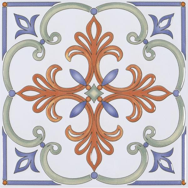 Buy White and Red Ceramic Rustic Tile 20x20cm Non-Slip at wholesale prices