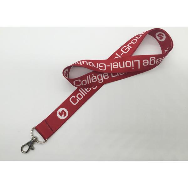 Recycled Heavy Duty Lanyard / Dye Sublimation Lanyards With Portable Phone