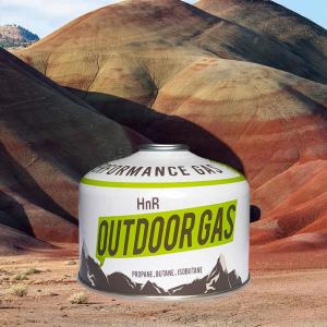 84mm Height Portable Butane Gas Cylinder 230g