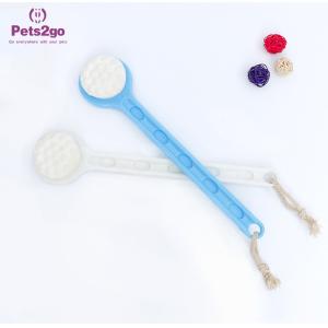 Pets2go Pet Massage Long Handle Dog Brush