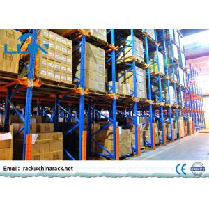 Adjustable Drive In Drive Through Racking System Customized Size Q235B Cold