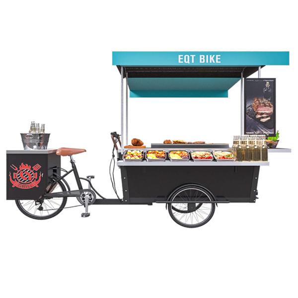 Buy Customized Street Mobile 350W 11.3rpm BBQ Food Cart at wholesale prices