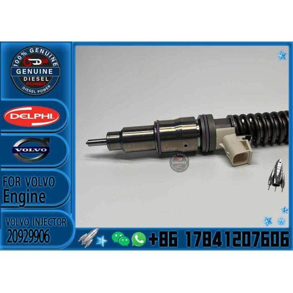 Construction Machinery Parts 20929906 BEBE4D14001 BEBE4D14101 Common Rail Fuel Injector for VOLVO D16 3512 TIER 3 Engine Parts