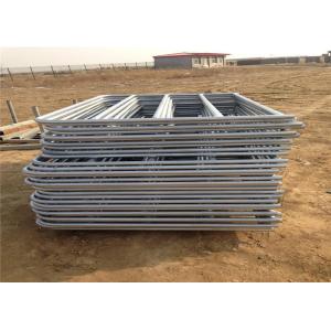 hot dipped galvanized electrostatic powder coated Farm gate  72'' high 16 gauge 6 bars galvanized farm gate fence for sa