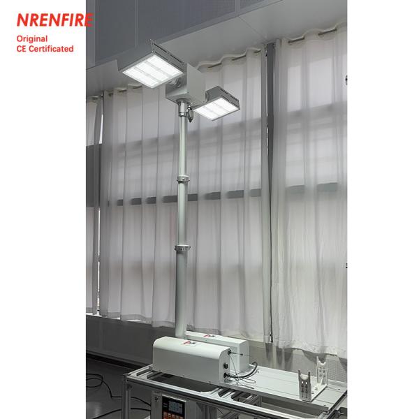 Buy 1.8m pneumatic telescopic mast light for fire vehicle, pan tilt light tower, pneumatic mast lighting tower NR-R1800-240 at wholesale prices