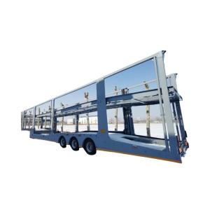 Transport 8-10 Cars with Self-dumping 3-Axle Car Transport Trailers and Fuwa/BPW