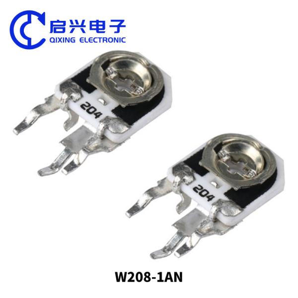 W208 Series Adjustable Resistance Single Coil Glass Glazed Ceramic Potentiometer