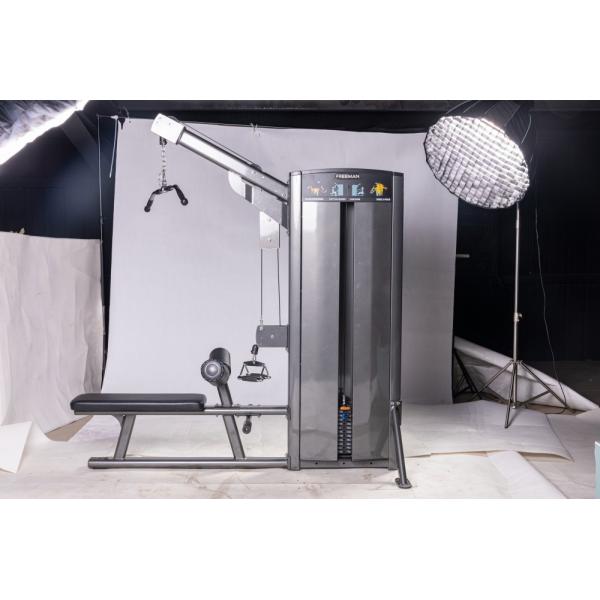 Lat Pulldown and Low Row Commercial Grade Indoor Fitness Equipment with Pin Loaded for Gym Equipment Distribution