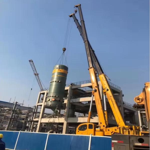 Eco Friendly Fiberglass GRP FRP Absorption Purification Tower For Waste Acid Gas Treatment Equipment