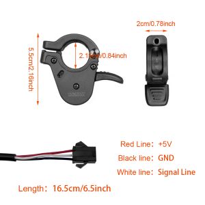 300X Long Dial Speed Quick Installation scooter throttle Waterproof Accelerator