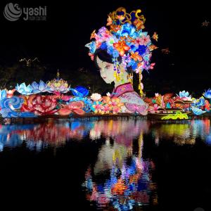 Flower Fairy Chinese Traditional Lantern for Festival Exhibition