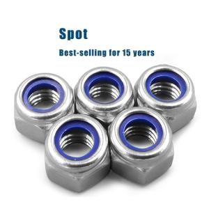 High Quantity Din 985 Hexagon Hex Black Nylon Lock Nut with Metric Measurement