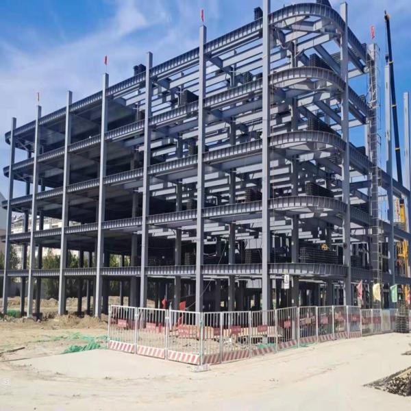 Buy Multi Floors Steel Frame Car Parking Structure Q235B Q355B at wholesale prices