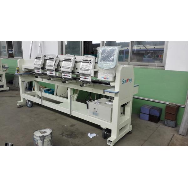 Computerized 4 Head Embroidery Machine , Hat Embroidery Machine Max Speed 850