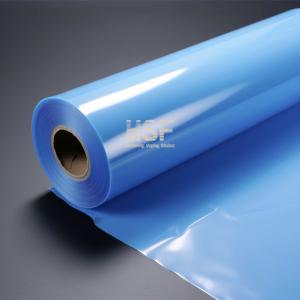 120uM Opaque Blue PE Release Film Roll Silicone UV Cured