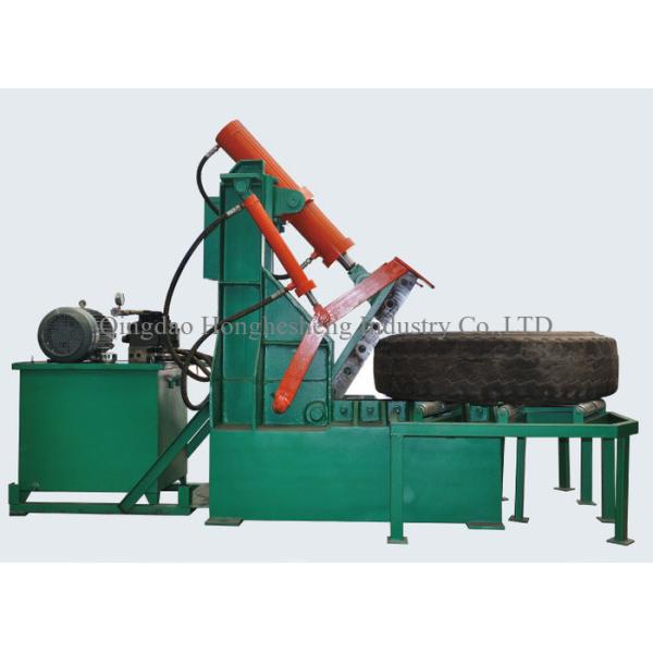 1200 Tire Cutter Machine Cutting Tires Into Segments