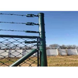 Weaving 6ft Chain Link Mesh Fencing Galvanized Temporary Movable