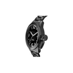 Stainless Steel Durable Waterproof Watches , Mens Black Waterproof Watch