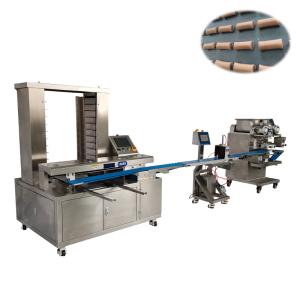 Full automatic stuffed fig newtons making machine