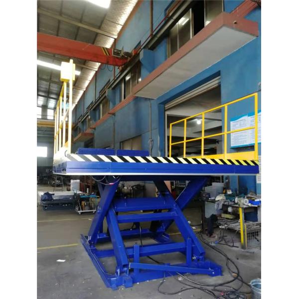 Buy Stationary Lift Table, Hydraulic Dock Lift Equipment With Full Toe Guard For Forklift Loading at wholesale prices