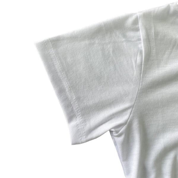 Heat Transfer Printing Polyester Sublimation T Shirt Blanks White Short Sleeve 200g