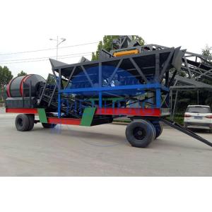 Quality YHZM75 Mobile Concrete Batching Plant With JZM1500 Drum Concrete Mixer for sale