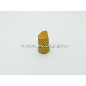 Quality N2031 uv coating yellow color finish nail polish cap nail polish packaging plastic cap flat brush uv metallic colors for sale