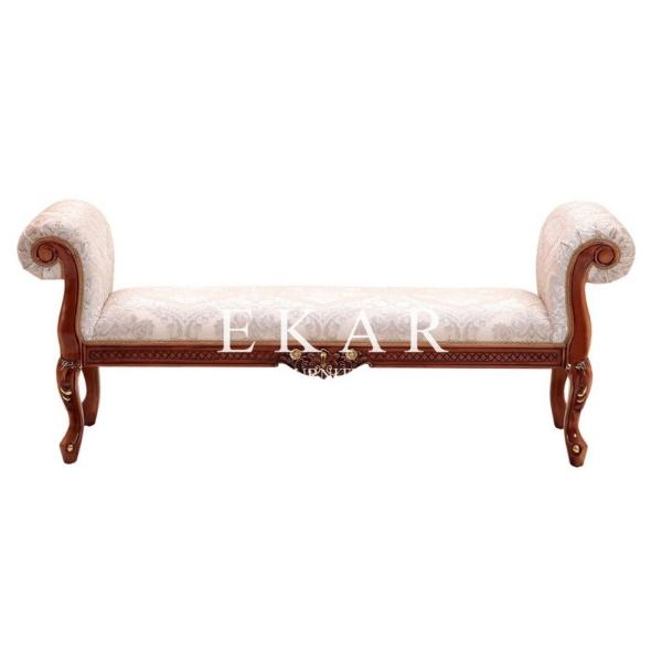 Buy Leather And Fabric Ottoman End Bed Bedroom Stool And Bench at wholesale prices