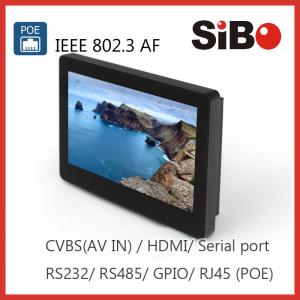 SIBO Android 7" Flush Mounting Tablet PC with RS232 RS485 and GPIO