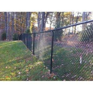 Black PVC Coated Chain-Link Fence/Cyclone 2.1m*15m*50mm*50mm*3.5mm