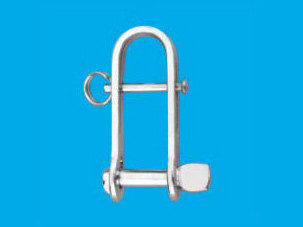 Buy STAINLESS STEEL LONG DEE SHACKLE WITH DOUBLE CAPTIVE PIN at wholesale prices