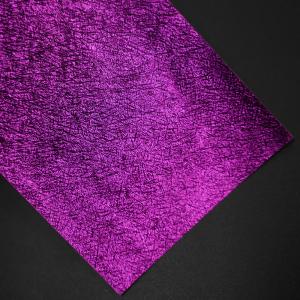 Dark And Light Metallic PVC Coated Paper Waterproof Customized For Packaging