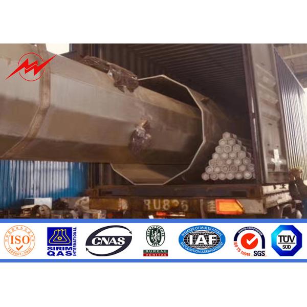 Buy 69kv Galvanised 16M Power Transmission Poles at wholesale prices